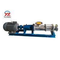 Buy cheap Stainless Steel Horizontal Slurry Pumps , Food Grade High Pressure Screw Pump product