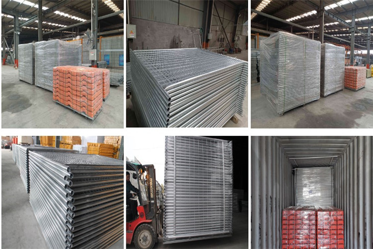 50x100mm Mesh Site Fence Galvanized Temporary Pool Fencing