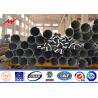 Buy cheap Steel utility power electric poles for sale transmission line 132kv tower from wholesalers