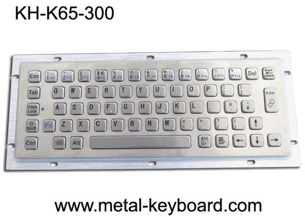 Buy cheap Ruggedized Industrial Metal Keyboard Compact Entry SS Keyboard For Info Kiosk from wholesalers