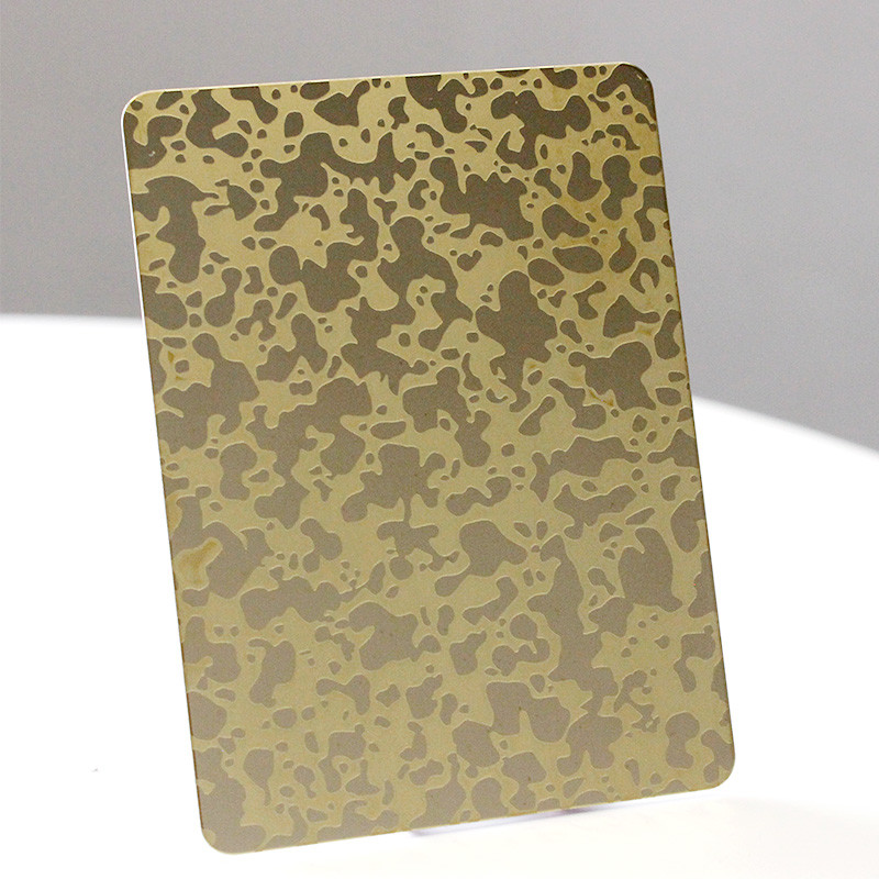 Mirror Etched Stainless Steel Sheet SS Decoration plate 2000mm Width