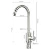 Buy cheap 304 Stainless Steel Flexible Pull Out Down Kitchen Mixer Tap Modern Silver Sink Faucet from wholesalers