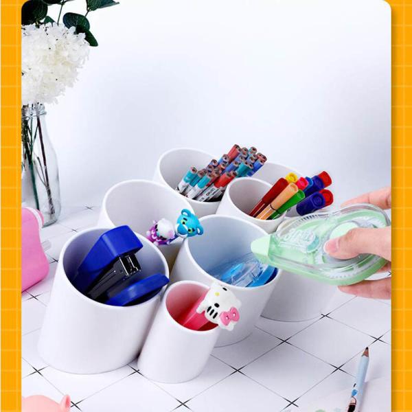 Buy cheap Plastic PP Large Multifunction Desktop Pen Holder 9 Cups Pen Holder from wholesalers