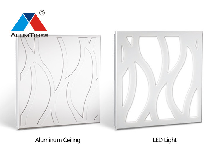 Moisture Proof Clip In Ceiling , Aluminum Ceiling Panel Fireproof