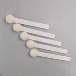 White PP Stick Round Head Foam Swabs 30mm Diameter