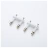 Buy cheap CX-TISI2 Cable Plug Insert White Black PBT 30% GF from wholesalers