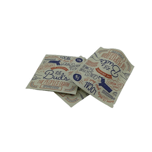 Food Grade Biodegradable Mylar weed Bags Self Standing Moisture Proof With Zipper