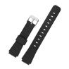 Buy cheap 16mm TPU Watch Band , Mens Thick Black Rubber Watch Strap ROHS passed from wholesalers