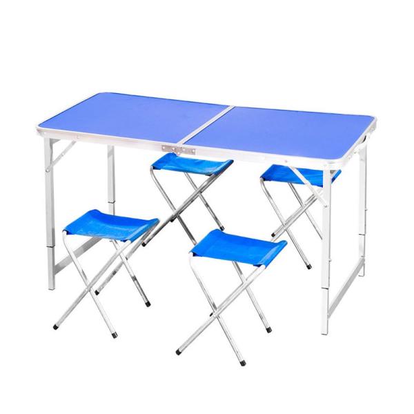 Buy cheap Metal 120cm Length Foldable Outdoor Table , Foldable Bistro Set SGS Approval from wholesalers