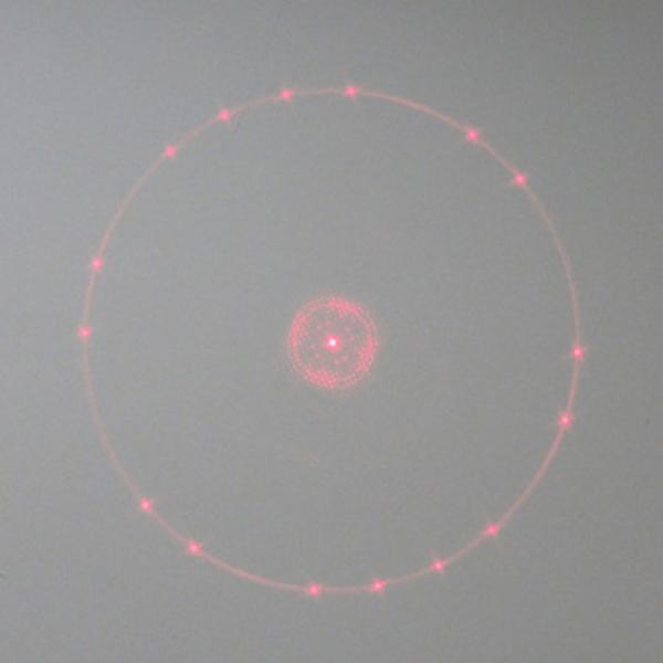 18 Point Circle Red Line Laser Module Mini Laser Atmosphere Light
