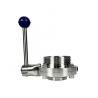 Buy cheap Customized Sanitary Stainless Steel 304 316L Weld/Thread Butterfly Valve for Food from wholesalers