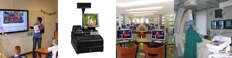 Wide Screen 27 Inch Touch Screen Display Monitor With Customize Interfaces OEM