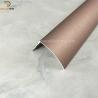 Buy cheap Customization 29.5*44 Bull Nose Stair Nosing Hammer Matt Rose Gold from wholesalers