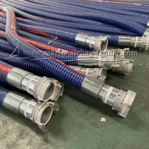 Buy cheap Oil And Petroleum Rubber Composite Hose Pipe , Flexible Oil Discharge Hose from wholesalers