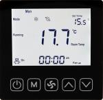 LCD 65mm * 48mm RS485 IP30 Fan Coil Unit Thermostat