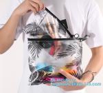 plastic bag with zipper and slider for garment packaging, frosted swimwear PVC