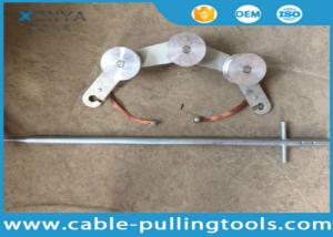 Wholesale Aluminum Alloy SHL75D Hook Grounding Pulley Block , 6-38mm Conductor Wire from china suppliers