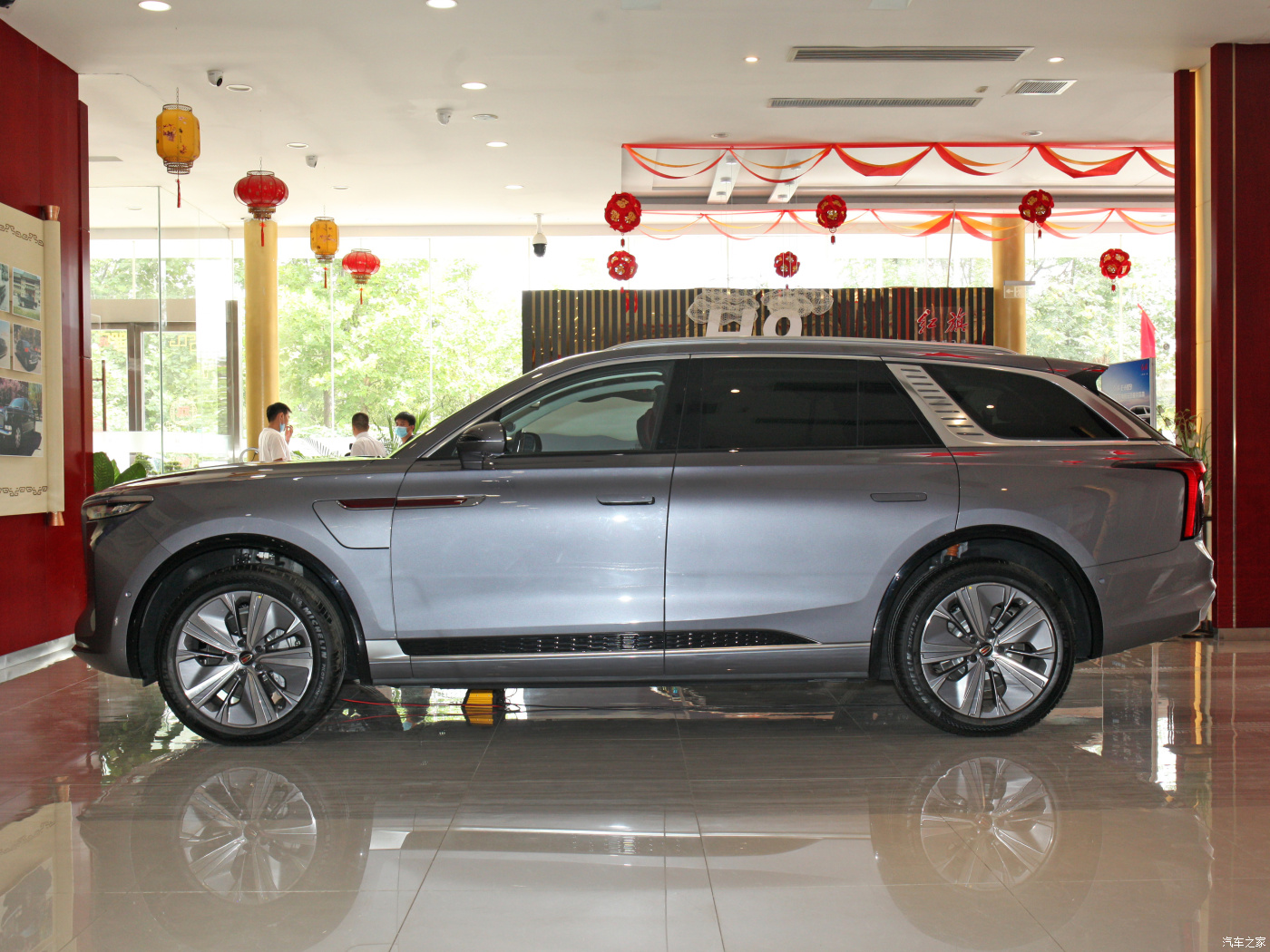 Cheapest price electric car made in China Spot luxury executive grade pure electric SUV Hong qi E-HS9 new Car