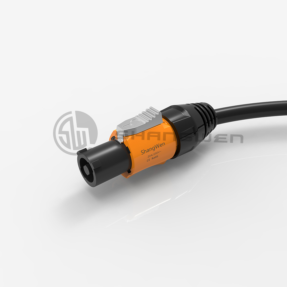 Outdoor Powercon Connector Coupler Male Adapter Power Connector For Linking Cables