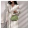 Buy cheap 2024 NEW RETRO FAIRY SOLID COLOR SMALL BAG WHITE HAND PEARL BAG WOMEN'S NET YARN INS SIMPLE CROSSBODY BAG from wholesalers