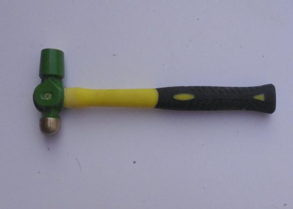 Buy cheap Non Sparking Safety Ball Pein Hammer Fiberglass Handle Fine Polished Surface from wholesalers
