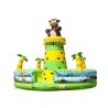 Buy cheap Monkey Jungle Inflatable Rock Climbing Bounce House , Water Park Blow Up Rock Climbing Wall from wholesalers