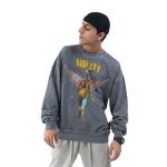 Cotton Acid Wash Crew Neck Jumper Plain 3d Full Print Custom