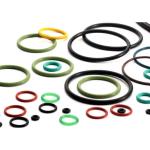 FFKM Oil Resistant Rubber O Rings For Oil Gas Field Sealing Customizable