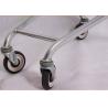 Buy cheap 210L Wire Grocery Basket Anti - Rust Steel 4 Wheel Shopping Trolley With Castors from wholesalers