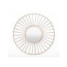 Buy cheap Layered Round Gold Metal Frame Decorative Wall Mirror 28 by 28 by 5 inch from wholesalers