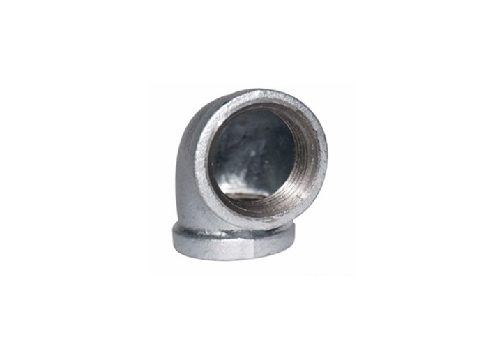 Small Malleable Iron Pipe Fittings / Butt Weld Tube Fittings Galvanized Pipe Elbows