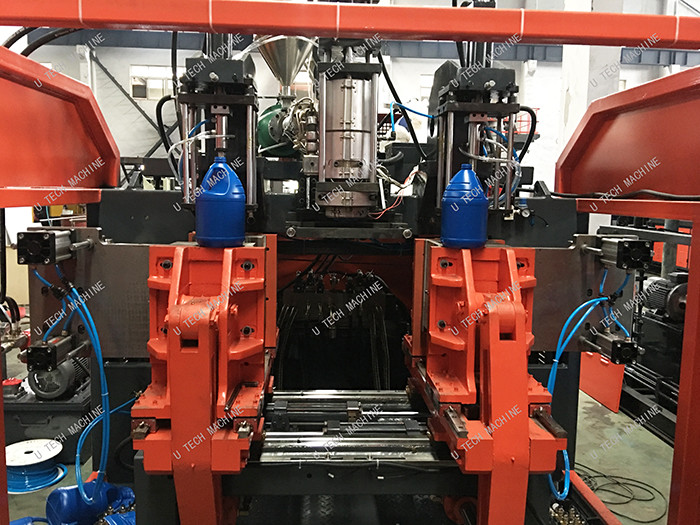Small Plastic Blow Molding Machine 5 Liters Canister Engine Oil Bottle Production