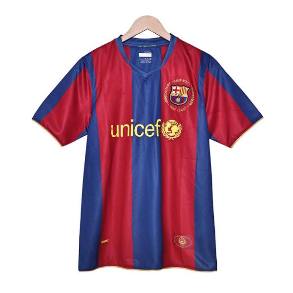 Buy cheap Barcelona 2007 Home Retro Football Jersey Red And Blue Legend from wholesalers