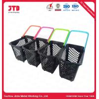 Buy cheap Four Wheels 65L HDPP Plastic Trolley Basket Unfolding product