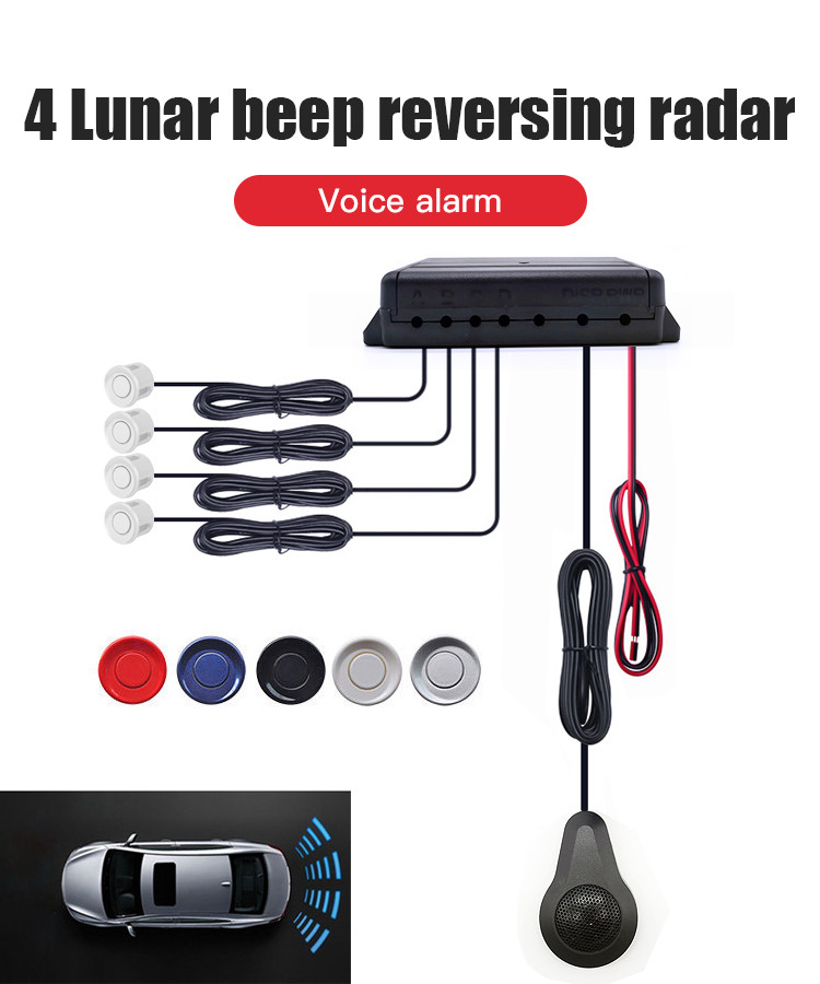 Wireless Blind Spot Monitoring Systems ODM LED Distance Detection Display