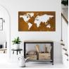 Buy cheap Decoration Rusty Corten Metal World Map Wall Art from wholesalers