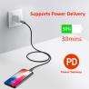 Buy cheap Data Sync Head Nylon Braided Usb C Quick Charge Cable from wholesalers