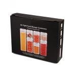 Popular Customized Eco-Friendly 7 Piece Set Airtight Plastic Dry Food Storage