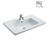 Buy cheap UPC Counter Top Basin , White Vanity Rectangular Wash Hand Basin from wholesalers