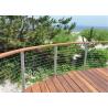Buy cheap Exterior Stainless Cable Stair Railing System , Stainless Steel Decking Balustrade from wholesalers