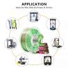 Buy cheap PLA Silk Dual Color PLA Plus Silk Red Green 3D Printer Filament from wholesalers