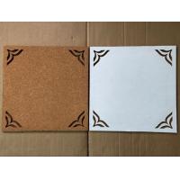 Buy cheap Factory Directly Price Adhesive 12''x12'' 4 pack Cork Board with Hollowing product