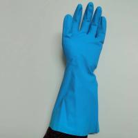 Buy cheap Household 11 Mil Blue Gloves Nitrile Kitchen Cleaning Protection Against product