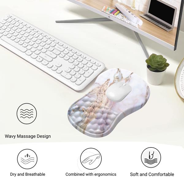 5 Days Sample Ergonomic Design Memory Foam Keyboard Wrist Rest Mouse Pad Wrist Support