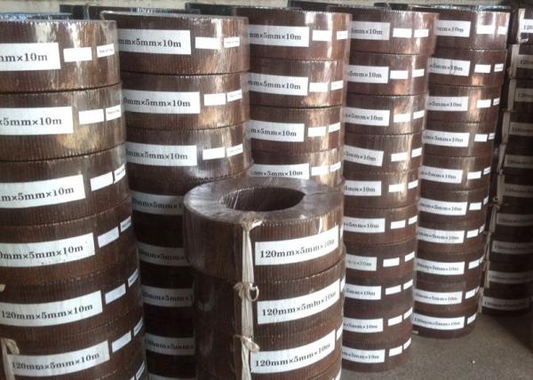 Buy cheap Brown Woven Brake Lining Material Winch Crane Woven Brake Roll Lining from wholesalers