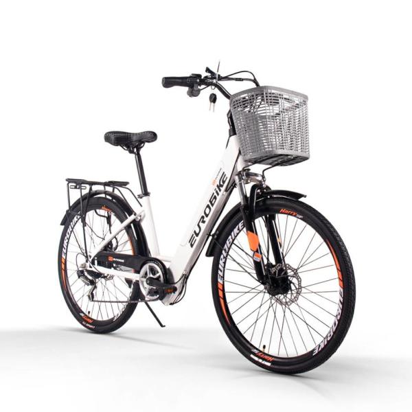 Buy cheap Beach Women Electric Bikes With Basket Ladies Electric Bicycle 26" 48v 350w 9.6Ah from wholesalers