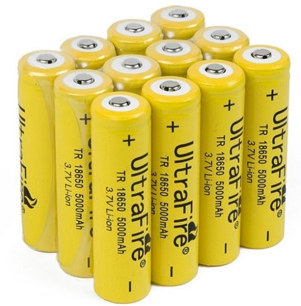 Buy cheap New UltraFire TR 18650 5000mAh 3.7V rechargeable Li-ion battery from wholesalers