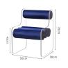 Buy cheap Minimalist Assembled Custom Acrylic Furniture Acrylic Makeup Chair With Cushion from wholesalers