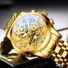 Buy cheap 2022 Fashion Multifunctional Stainless Steel Waterproof 3ATM Quartz Watch For Men from wholesalers