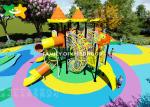 Kindergarten Plastic Kids Outdoor Playground Equipment Eco Friendly Non Toxic